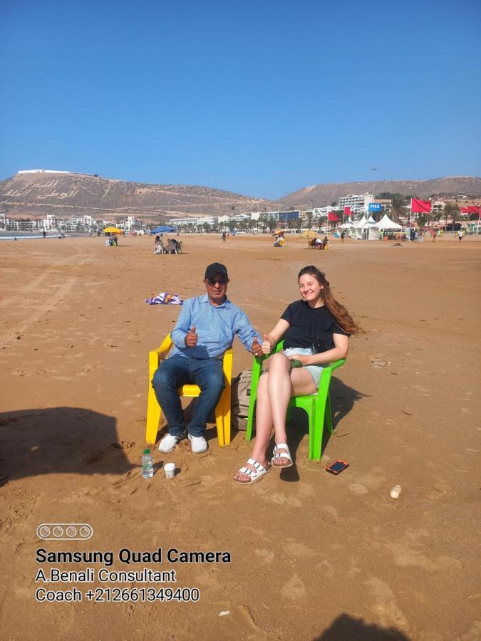 Chambre Chez L'Habitant Avec Famille Agadir Exterior foto